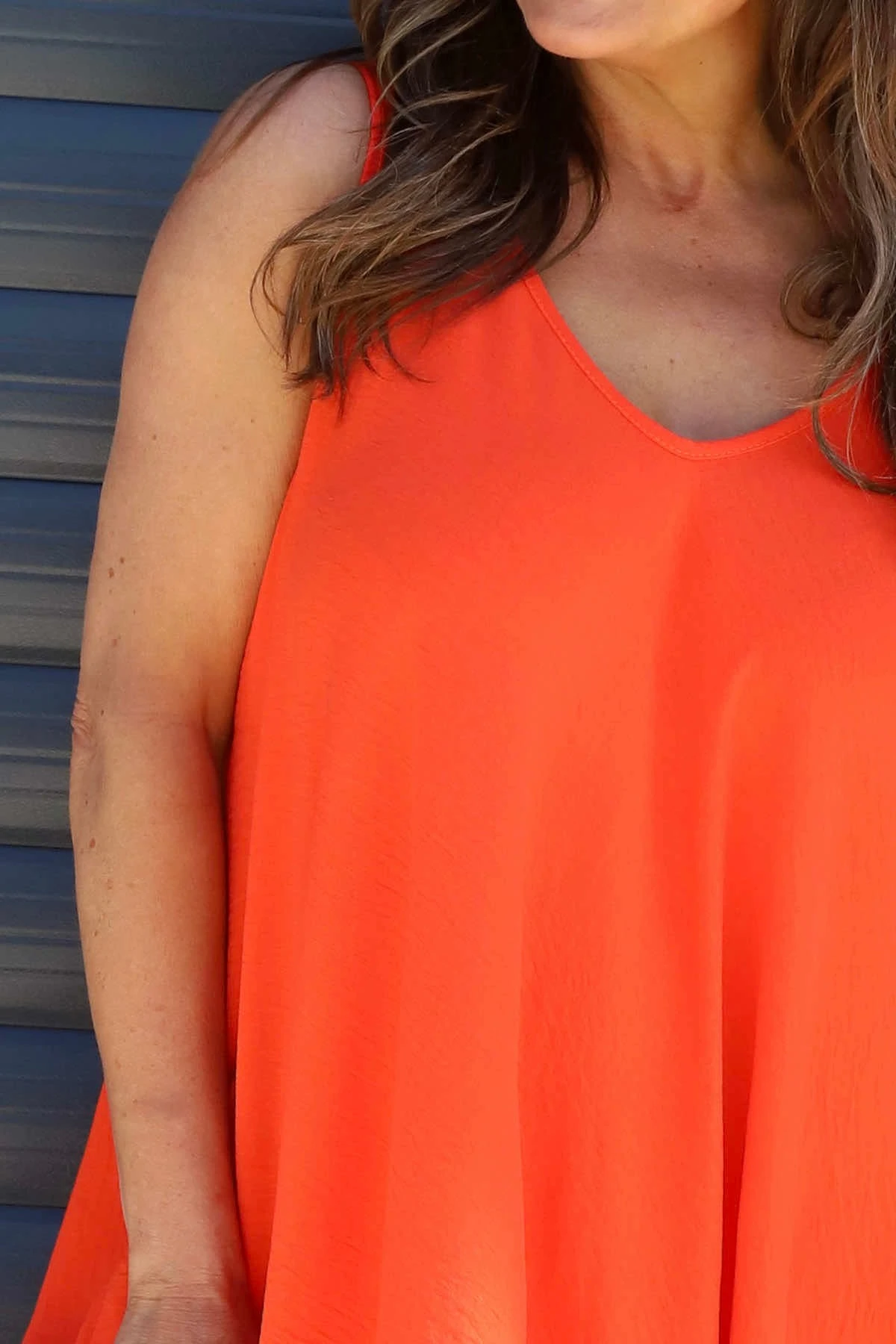 Charlene Sleeveless Dress Orange 5 Charlene Sleeveless Dress Orange - Image 3