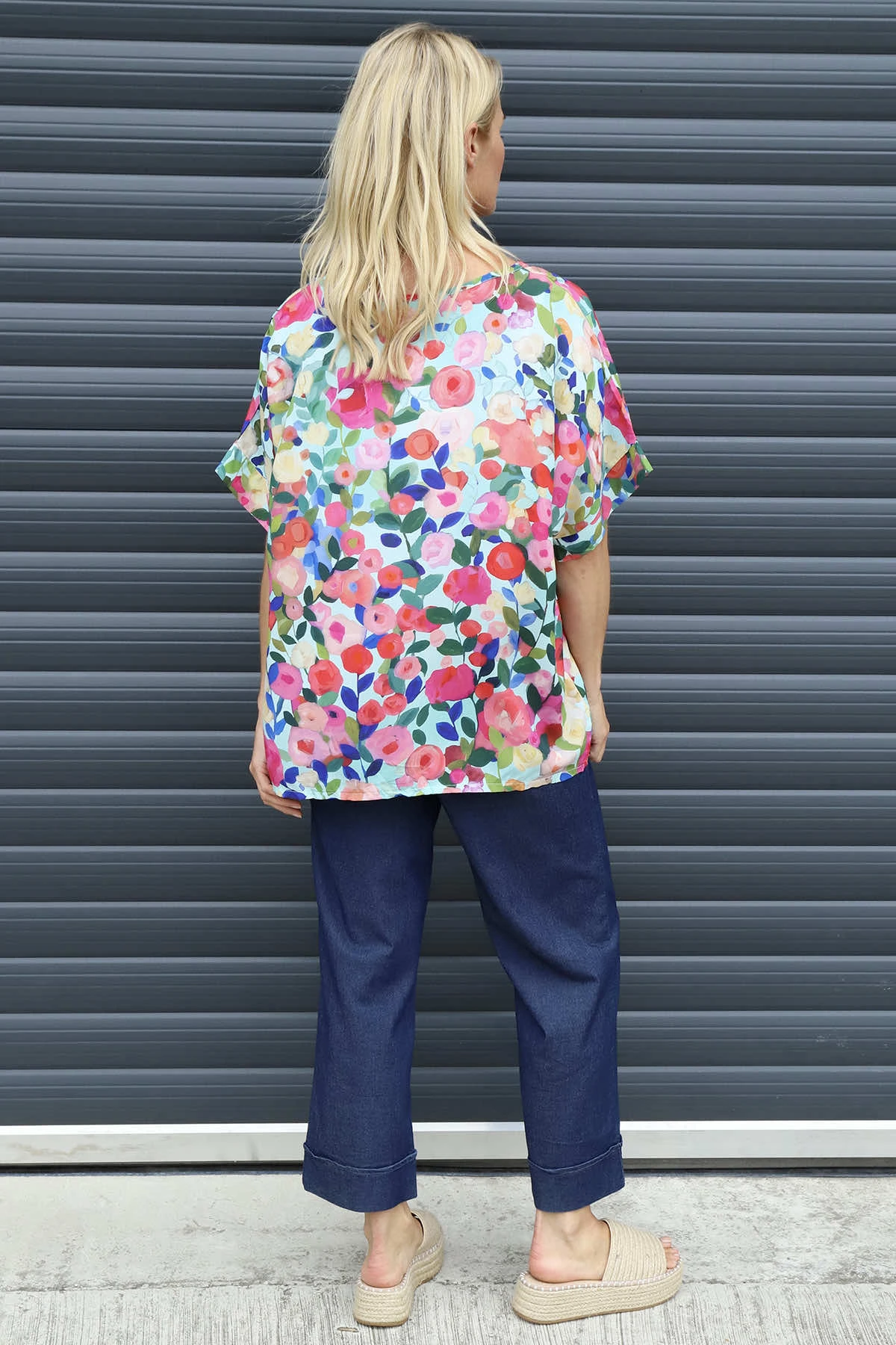 Luciella Print Top Mint 6 Luciella Print Top Mint - Image 4