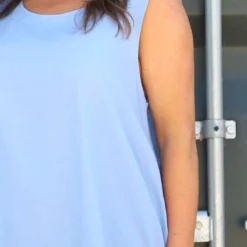 Sandgate Sleeveless Linen Dress Powder Blue -Kitandkaboodal Store IMG 0038 b638c959 c886 4427 b43c 62fbe5e41d4a