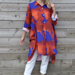 Macie Print Shirt Burnt Orange 9 Macie Print Shirt Burnt Orange -Kitandkaboodal Store IMG 0057 a8abdc3c e317 4c20 97b5 157b999fafaa