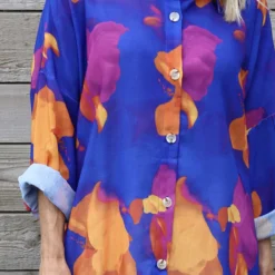 Macie Print Shirt Cobalt 10 Macie Print Shirt Cobalt -Kitandkaboodal Store IMG 0071 28685eb8 2fdd 4c75 86b6 3824d6df3e0e