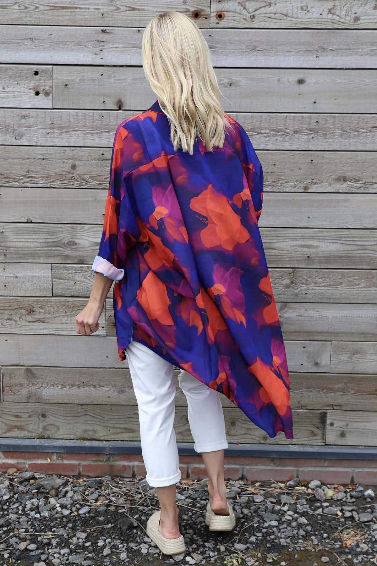 Macie Print Shirt Navy 8 Macie Print Shirt Navy - Image 6