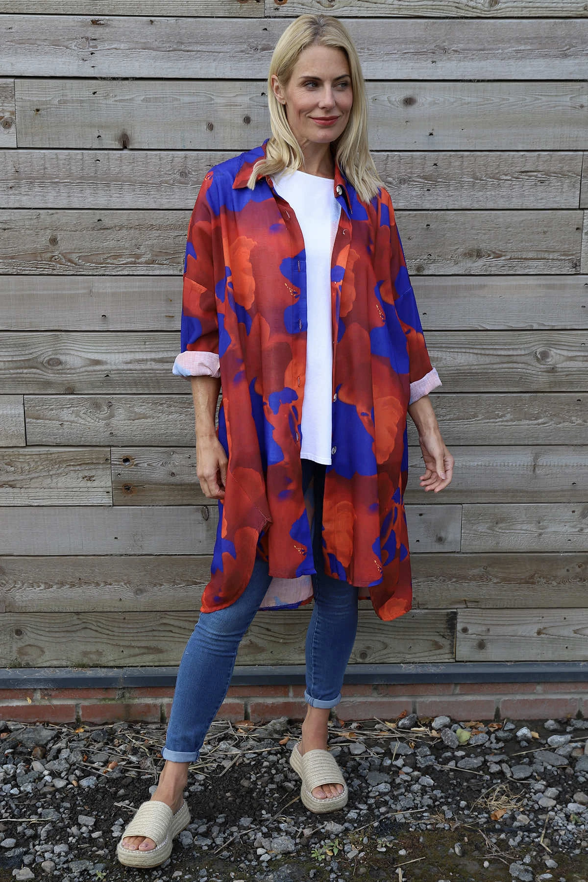 Macie Print Shirt Burnt Orange 6 Macie Print Shirt Burnt Orange - Image 4