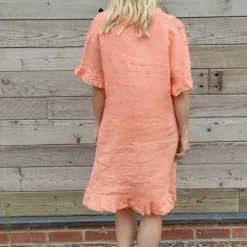Eliane Frill Hem Linen Tunic Orange 9 Eliane Frill Hem Linen Tunic Orange -Kitandkaboodal Store IMG 0142 4b4abac8 bacf 450a abf4 fe0326c409b4