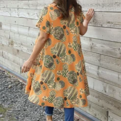 Aggie Cotton Tunic Orange 9 Aggie Cotton Tunic Orange -Kitandkaboodal Store IMG 0159 7a91330b bc59 4ee8 a29b cf1dcb0b012f