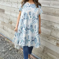 Aggie Cotton Tunic Stone