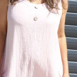 Vanna Sleeveless Cotton Dress Pink 8 Vanna Sleeveless Cotton Dress Pink -Kitandkaboodal Store IMG 0168 d85ef33f 3500 4267 8d0a 2e9367f6cef6