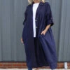 Meryl Long Cotton Jacket Navy 1 Meryl Long Cotton Jacket Navy -Kitandkaboodal Store IMG 0175 4ccf64db a2e6 4663 be8b 46f73f8700ed