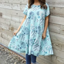 Aggie Cotton Tunic Mint