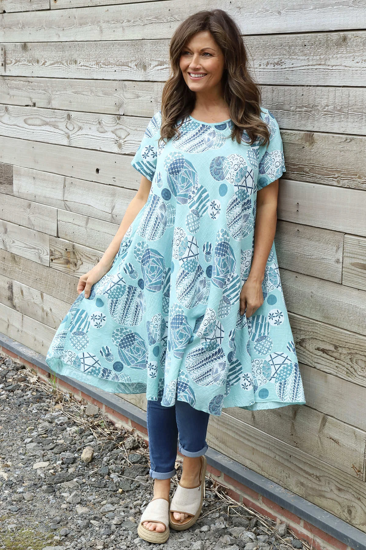 Aggie Cotton Tunic Mint 3 Aggie Cotton Tunic Mint