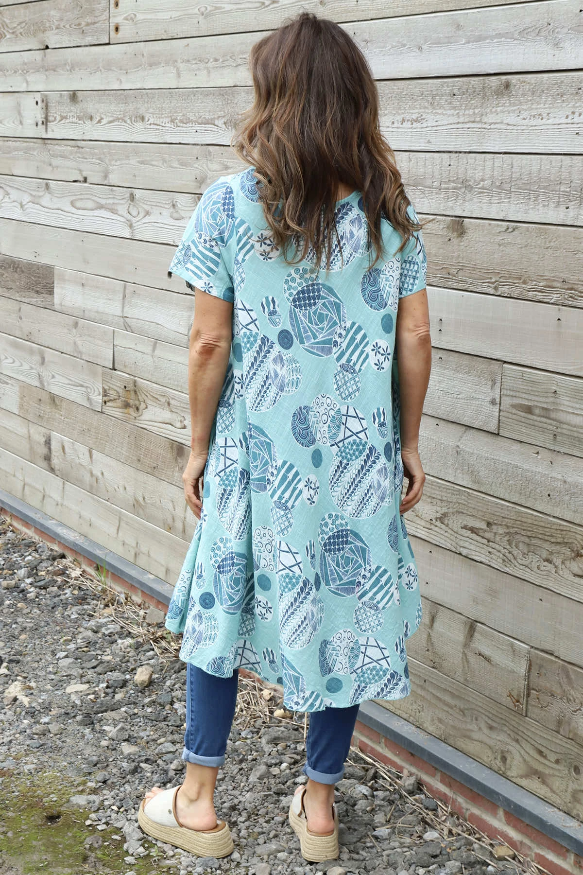 Aggie Cotton Tunic Mint 6 Aggie Cotton Tunic Mint - Image 4