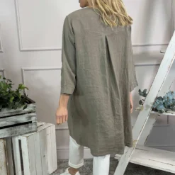Davina Linen Tunic Mocha 9 Davina Linen Tunic Mocha -Kitandkaboodal Store IMG 0244 55422be6 af34 451e 97ba 24fb1ff241ba