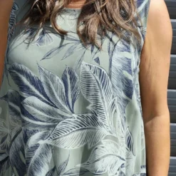 Rosina Botanical Print Sleeveless Dress Khaki 8 Rosina Botanical Print Sleeveless Dress Khaki -Kitandkaboodal Store IMG 0244 8cbc40fd 5f78 4b60 b2db 319ef766a67d