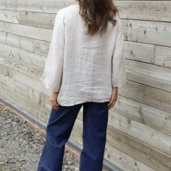 Celestina Tie Detail Linen Top Stone 9 Celestina Tie Detail Linen Top Stone -Kitandkaboodal Store IMG 0247 03c6785a a0f4 4289 aa5f 367a8627d472