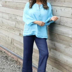 Celestina Tie Detail Linen Top Kingfisher 7 Celestina Tie Detail Linen Top Kingfisher -Kitandkaboodal Store IMG 0252 9a95df21 adde 4492 a4ba 72a106bcc3f4