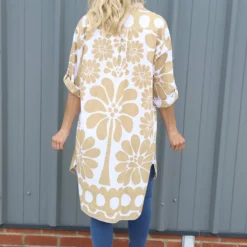 Amelia Tropical Print Cotton Shirt Camel 9 Amelia Tropical Print Cotton Shirt Camel -Kitandkaboodal Store IMG 0255 12ef8fd4 cce3 4636 ac7b cb7244571032