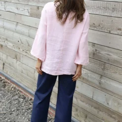 Celestina Tie Detail Linen Top Pink 9 Celestina Tie Detail Linen Top Pink -Kitandkaboodal Store IMG 0310 9f9c41bc 897d 4284 b39a 36251104b777