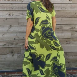 Polzeath Rose Print Linen Dress Olive 9 Polzeath Rose Print Linen Dress Olive -Kitandkaboodal Store IMG 0313 637b5669 95f2 429f af38 14552e590b27