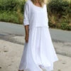 Danisha Cotton Dress Co-Ord White -Kitandkaboodal Store IMG 0338 835cf6cd 658a 4f3e abf8 015a19fa7f67