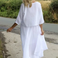 Danisha Cotton Dress Co-Ord White 9 Danisha Cotton Dress Co-Ord White -Kitandkaboodal Store IMG 0344 621728f1 f5de 4e27 97f0 fd3d6f76165c