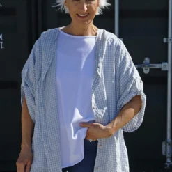 Kyan Gingham Hooded Cotton Shirt Grey 7 Kyan Gingham Hooded Cotton Shirt Grey -Kitandkaboodal Store IMG 0354 4bf192f0 365b 4938 9cba 60216d20e275