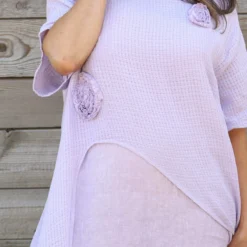 Lulworth Layered Rosette Linen Dress Lilac 8 Lulworth Layered Rosette Linen Dress Lilac -Kitandkaboodal Store IMG 0366 1401284f 2e39 4be1 9c4d 642812f5f709