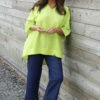 Brittany V-Neck Linen Top Lime 2 Brittany V-Neck Linen Top Lime -Kitandkaboodal Store IMG 0382 84dc0b1a 5343 441d 81cc 3d833ac3fa3d