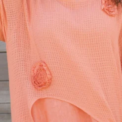 Lulworth Layered Rosette Linen Dress Orange 8 Lulworth Layered Rosette Linen Dress Orange -Kitandkaboodal Store IMG 0395 413dfedd 70c2 4a5c a5bd c4414081b557