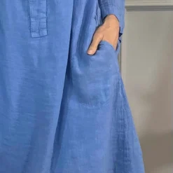 Davina Linen Tunic Powder Blue 8 Davina Linen Tunic Powder Blue -Kitandkaboodal Store IMG 0406 14d69de5 ffd0 4cce 8dc6 14eb33dc8f71