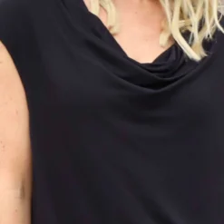 Antonina Cowl Neck Top Black 8 Antonina Cowl Neck Top Black -Kitandkaboodal Store IMG 0440 658aed66 3d52 4e6a 9bc1 f23d0aaf99dc