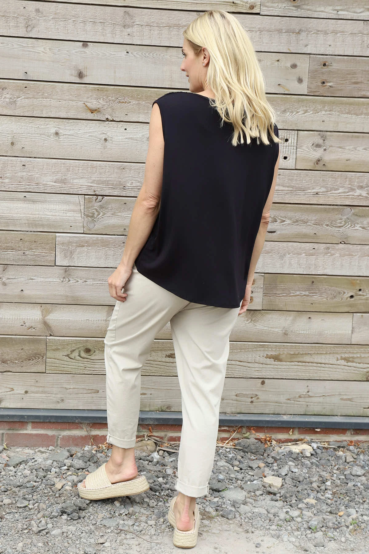 Antonina Cowl Neck Top Black 6 Antonina Cowl Neck Top Black - Image 4