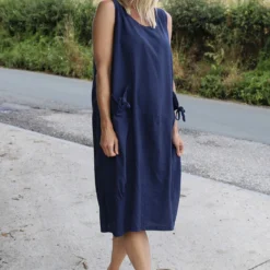 Holkham Linen Dress Navy 8 Holkham Linen Dress Navy -Kitandkaboodal Store IMG 0456 01e5e3c3 fbd7 457b 8c7f b439da772fc8