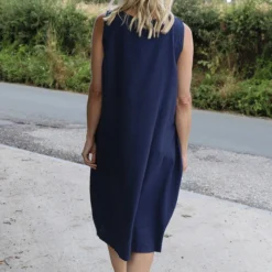 Holkham Linen Dress Navy 10 Holkham Linen Dress Navy -Kitandkaboodal Store IMG 0458 dc09f2cf 4afd 4f28 bfa3 9e42cdebd17f