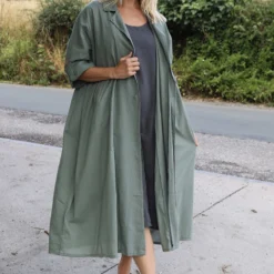 Meryl Long Cotton Jacket Khaki 12 Meryl Long Cotton Jacket Khaki -Kitandkaboodal Store IMG 0479 2703cf21 1e34 428d a9e7 9df367315c1a