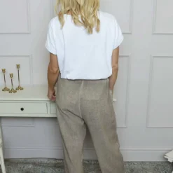 Trevina Washed Cotton Trousers Mocha 9 Trevina Washed Cotton Trousers Mocha -Kitandkaboodal Store IMG 0519 d302f2e2 5631 456e a180 b81391761cc9