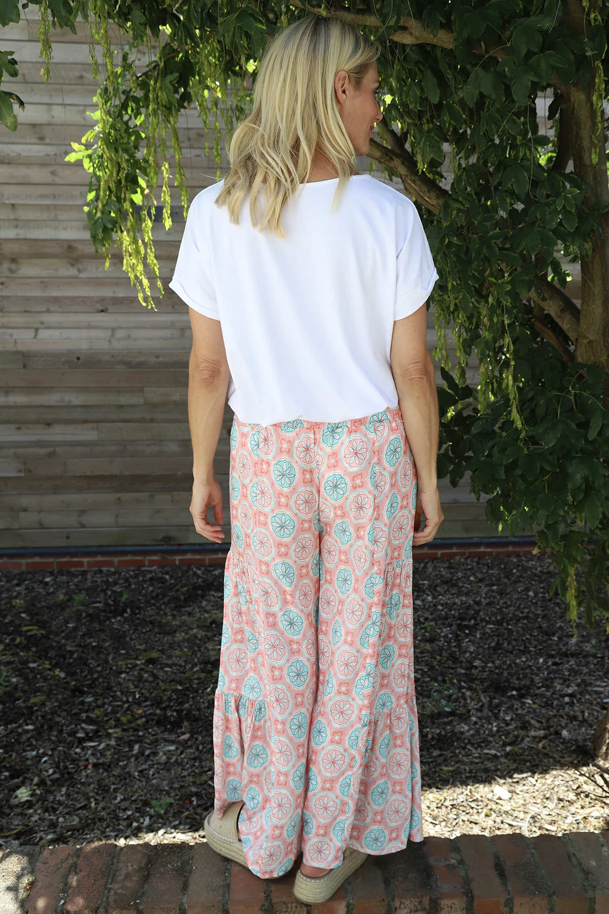 Maribel Print Trousers Pink 6 Maribel Print Trousers Pink - Image 4