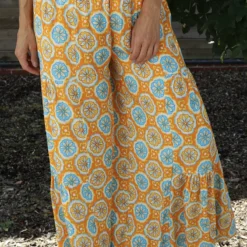 Maribel Print Trousers Orange -Kitandkaboodal Store IMG 0575 a3f6b5bb 4c93 4e12 a500 3f7da962fd68