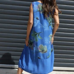 Concetta Print Sleeveless Dress Cobalt 9 Concetta Print Sleeveless Dress Cobalt -Kitandkaboodal Store IMG 0581 c01f9ae6 ff09 4bc0 bd44 98514fb2cff1