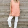 Therese Sleeveless Linen Top Orange 2 Therese Sleeveless Linen Top Orange -Kitandkaboodal Store IMG 0592 aa30e3f2 3c4c 448a 9a2a fbca25981ffd