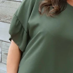 Neola Frill Sleeve Top Khaki -Kitandkaboodal Store IMG 0593 9cc3e959 edc4 4d9c 8ab7 f517a5a2d499