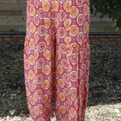 Maribel Print Trousers Fuchsia -Kitandkaboodal Store IMG 0594 74861a68 0a82 4eba 8484 ad85f4a318e1