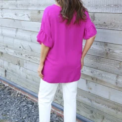 Neola Frill Sleeve Top Purple 9 Neola Frill Sleeve Top Purple -Kitandkaboodal Store IMG 0633 4a965d00 abfc 4f47 906d cc81d2464e92