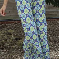 Maribel Print Trousers Cobalt -Kitandkaboodal Store IMG 0636 c2372bc5 3554 4de8 8c77 ec443661a3e1