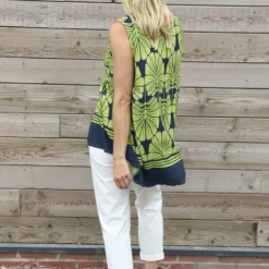 Carella Print Sleeveless Top Olive 9 Carella Print Sleeveless Top Olive -Kitandkaboodal Store IMG 0667 aac37131 6a36 4eea 905f dc8694545c56