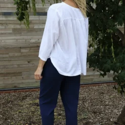 Grace Linen Top White -Kitandkaboodal Store IMG 0669 70ba887e dbae 4dd8 84be 5afcbdb1bfbf