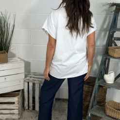 Tova V-Neck Cotton Top White -Kitandkaboodal Store IMG 0680 ec05b602 1527 42a3 979b 47cf74e2ba4e