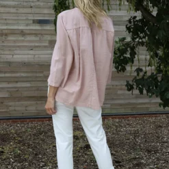 Grace Linen Top Pink 9 Grace Linen Top Pink -Kitandkaboodal Store IMG 0705 10055f08 ae92 4924 8b06 95b9a87381ab