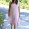 Everly Sleeveless Linen Dress Pink 2 Everly Sleeveless Linen Dress Pink -Kitandkaboodal Store IMG 0718 3bdd56f7 ccaf 4b0e af7c b107683d1d71