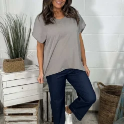 Tova V-Neck Cotton Top Mocha 9 Tova V-Neck Cotton Top Mocha -Kitandkaboodal Store IMG 0722 5ed0e1c6 4343 41eb 8530 d5d608858fbc