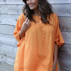 Ophira Smock Cotton Top Orange 8 Ophira Smock Cotton Top Orange -Kitandkaboodal Store IMG 0724 e4816a59 b94c 4d2c 954a 6f1152f91c2b